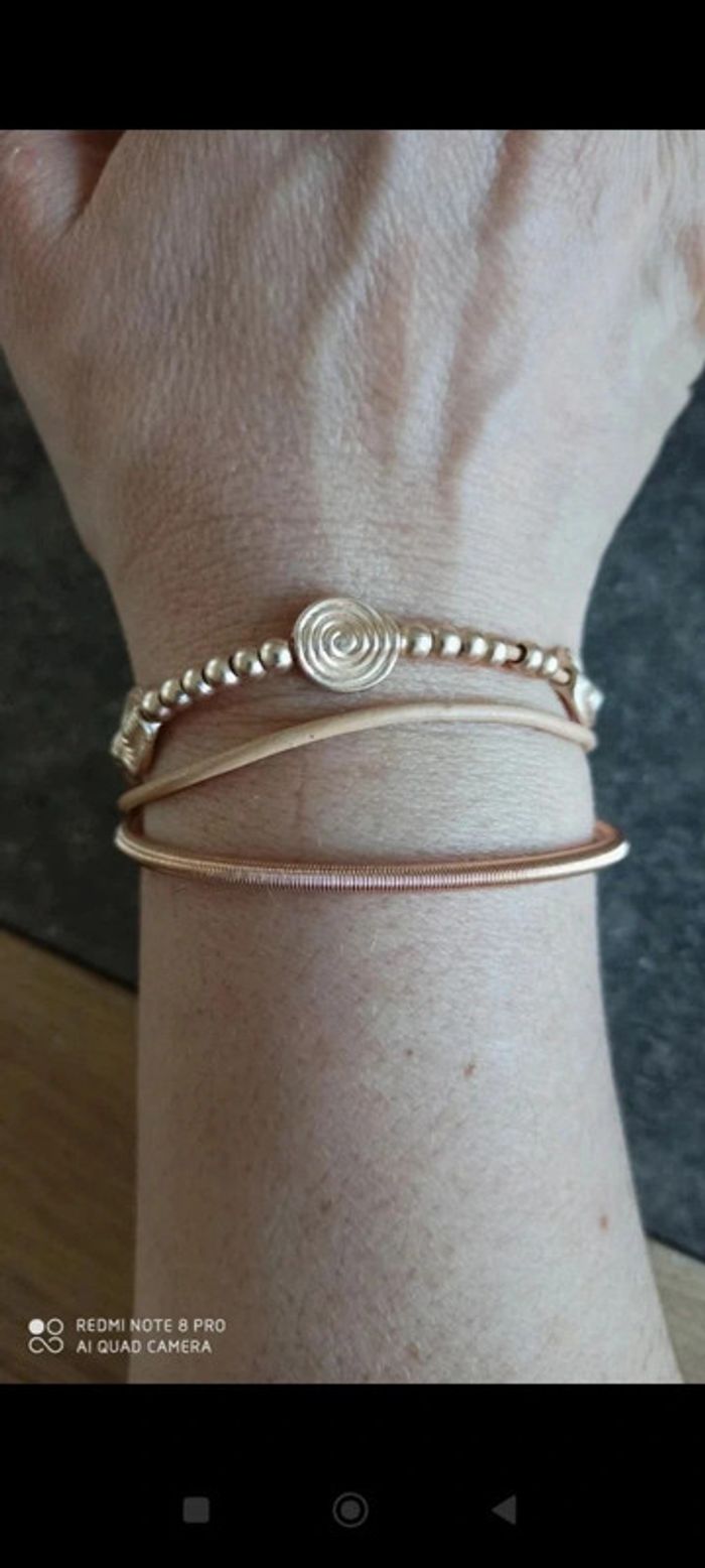 Bracelet aimanté dore