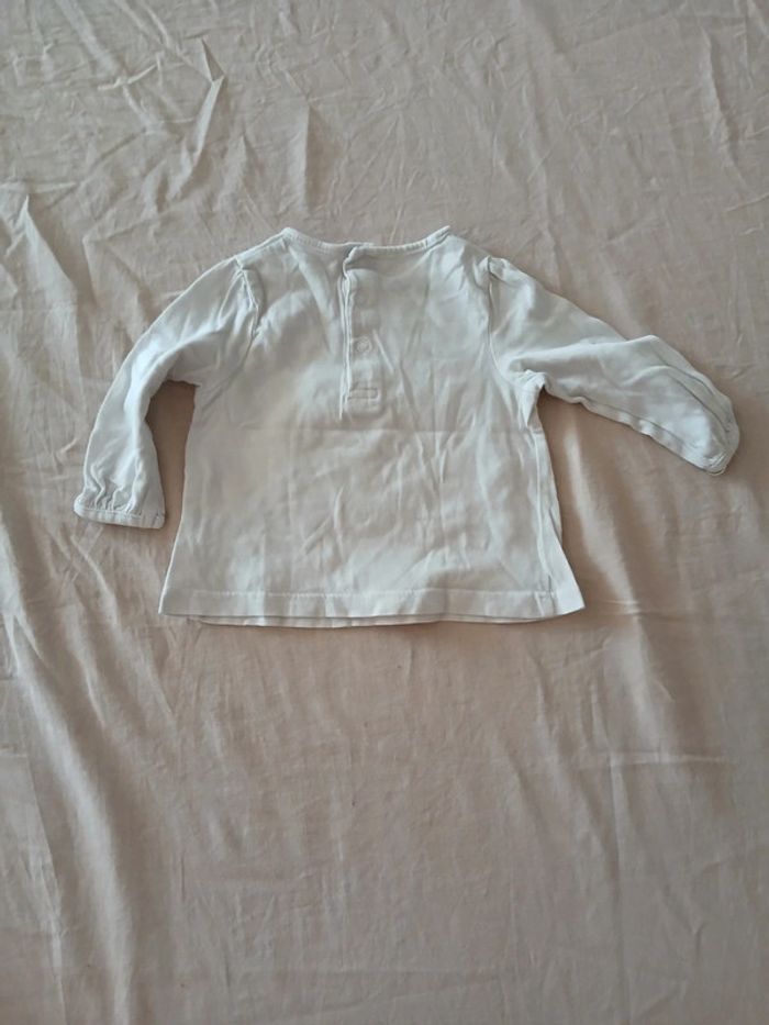 Tee-shirt manches longues 3 mois - photo numéro 3