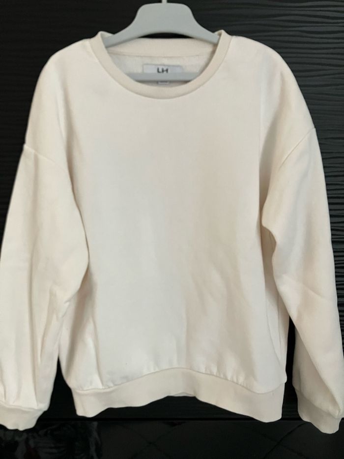Pull sweat beige La Halle 8 ans