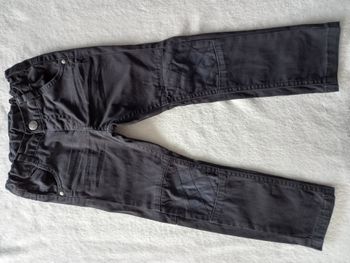 pantalon slim noir 3A