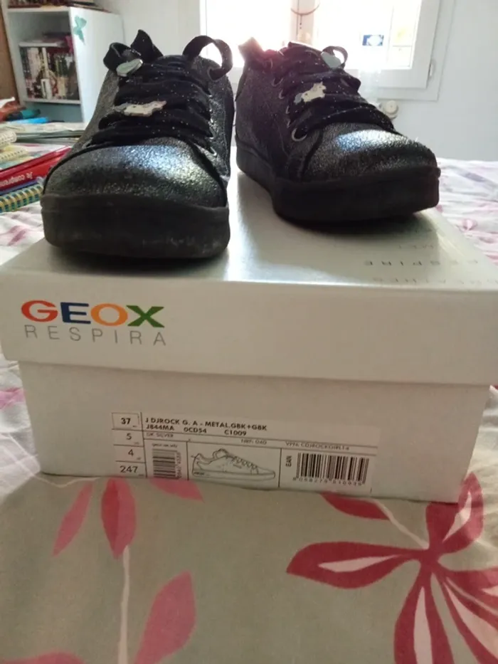 Sneakers Geox DJROCK licorne paillettes - photo numéro 2