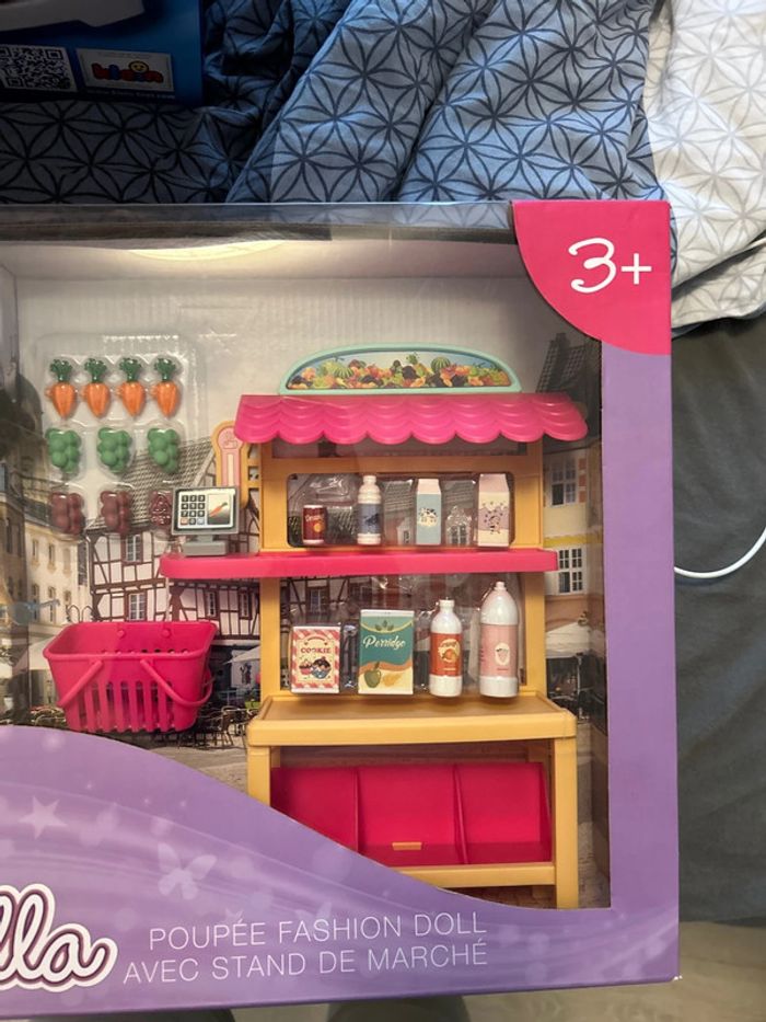 Coffret barbie avec stand de marché - photo numéro 3