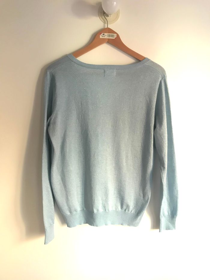 Pull léger bleu clair taille 38 Maison 123 - photo numéro 5