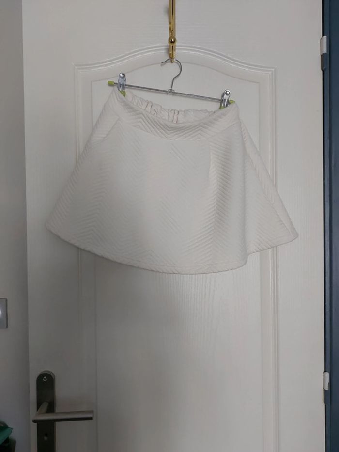Jupe blanche toute douce