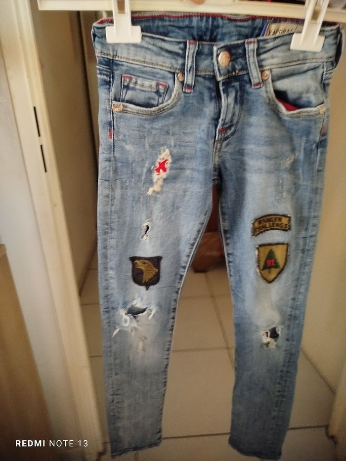 #kytie348ansgarcon. Jeans slim taille 8 ans - photo numéro 2
