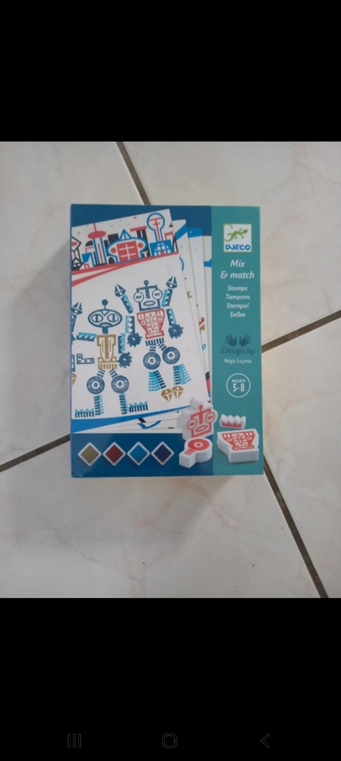 Djeco mix and match stamps