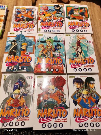 Naruto tome de 1  a 9