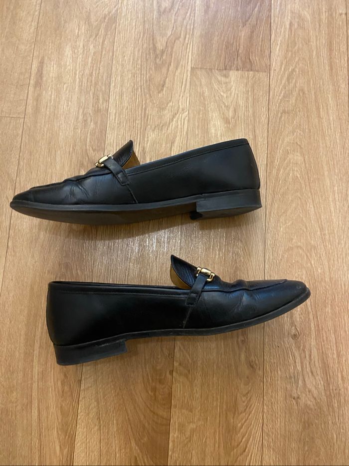 Mocassins noirs cuir femme 38 - photo numéro 5