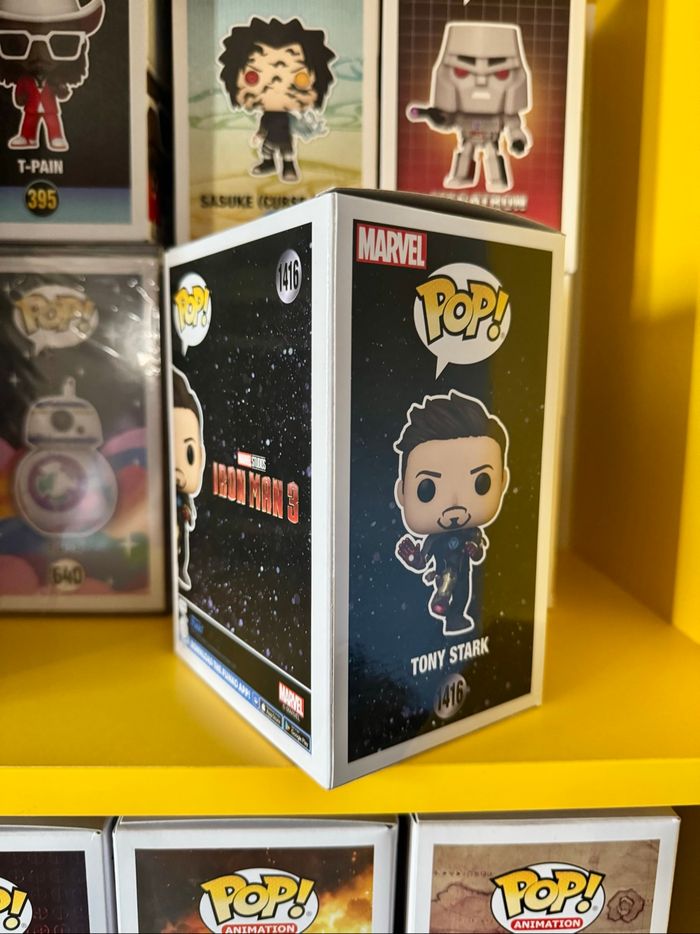 Funko Pop! 1416 - Marvel Studios The Infinity Saga - Tony Stark - Glows In The Dark - Funko Special Edition - photo numéro 4