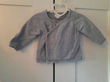 Veste Grise Bébé Pat & Ripaton 1M