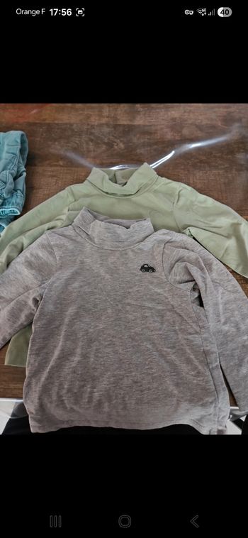 2 cols roulés Orchestra 18 mois