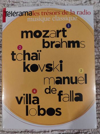 Beau coffret DVD Telerama série "Les trésors de la radio - musique classique"