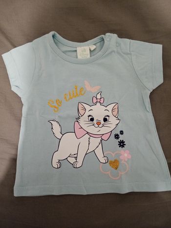 T-shirt Marie "so cute" _ 3 mois 