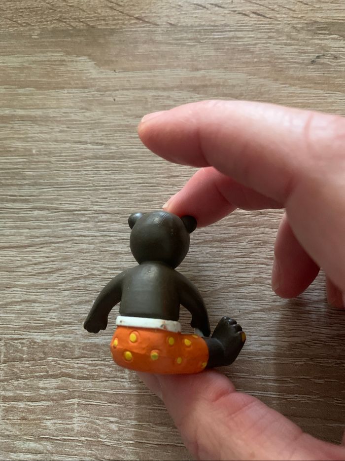 5 figurines petit ours brun à la plage - photo numéro 7