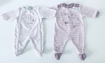 Lot de 2 pyjamas en velours Absorba