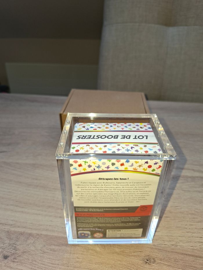 Protection acrylique bundle Pokémon aimantée épaisse de qualité premium - photo numéro 2