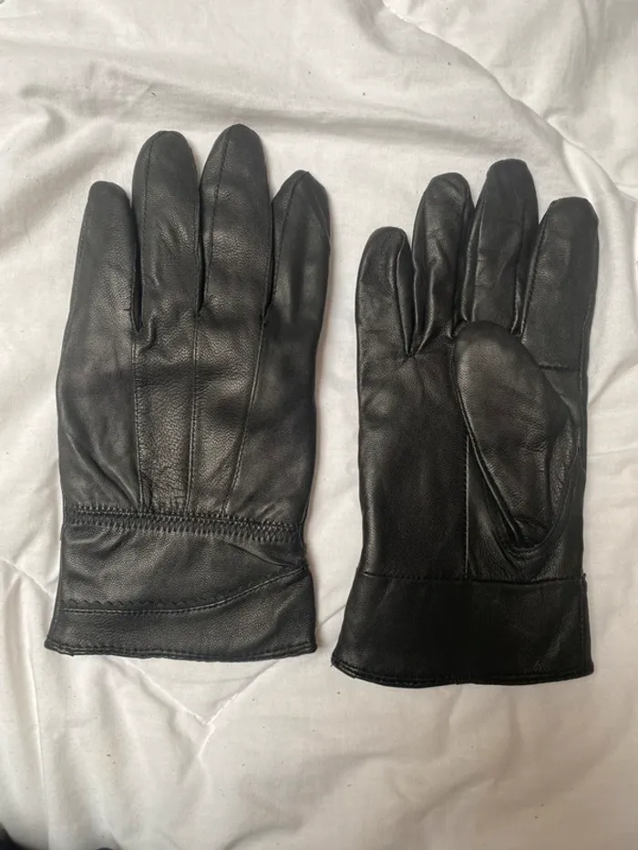 Gants en cuir taille L