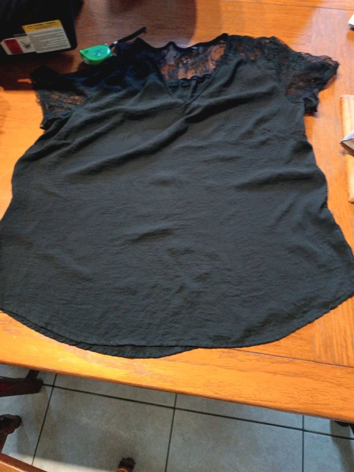 Blouse noire Kiabi XL - photo numéro 5