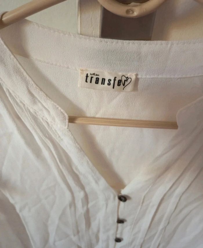 Chemise blanches manches courtes Transfer - photo numéro 2