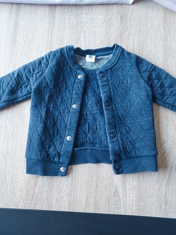 Gilet bleu petit bateau