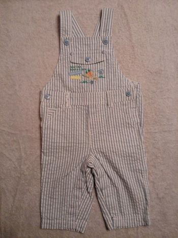 Salopette Sergent Major 6 mois (réf interne C12)(familleac72)