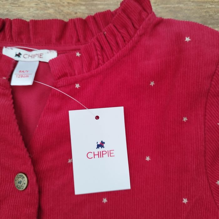 Robe Noël rouge en velours - photo numéro 8