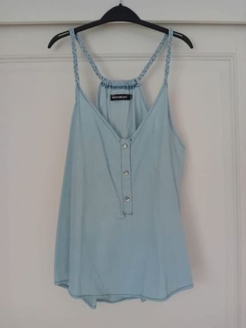 top t-shirt blouse jean bleu taille M/L