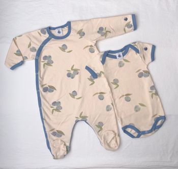 Ensemble pyjama et body Petit bateau 6 mois