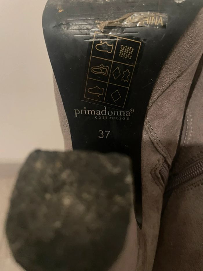 bottes haute gris primadonna pointure 37 - photo numéro 9