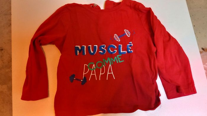 Tee shirt muscle comme papa