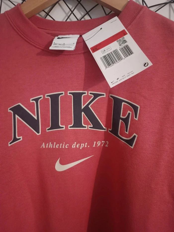 Sweat Nike rétro neuf avec étiquette taille L junior 146-156cm - photo numéro 2