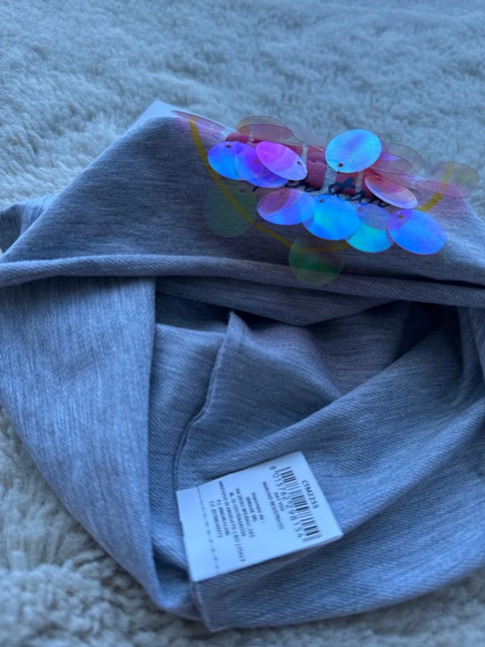 🎩bonnet fin - gris et rose - fille taille M - neuf avec étiquette hat youkids - photo numéro 6