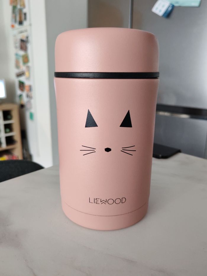 Boîte rose en acier inoxydable Liewood