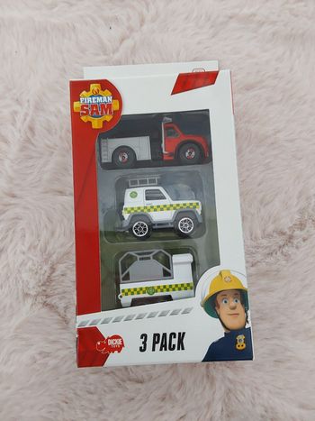 Pack 3 véhicules miniatures neufs Fireman sam