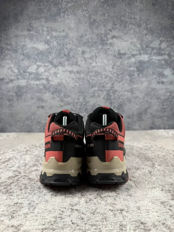 Salomon XA Pro 3D V9 Gore-Tex - Black & Beige & Corail - photo numéro 4