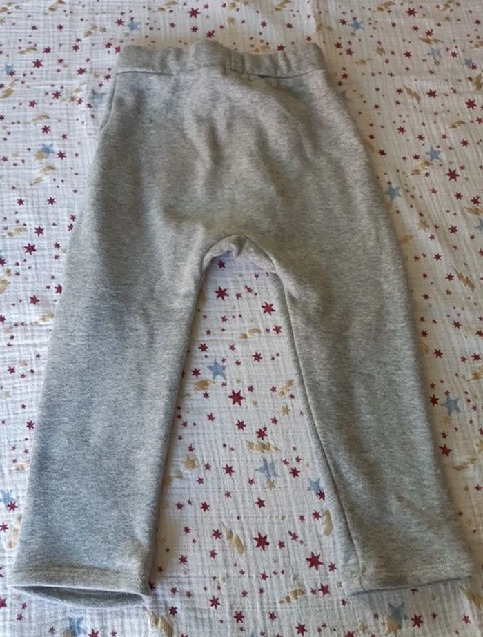 Pantalon gris épais dinosaures Inextenso 98cm - photo numéro 2