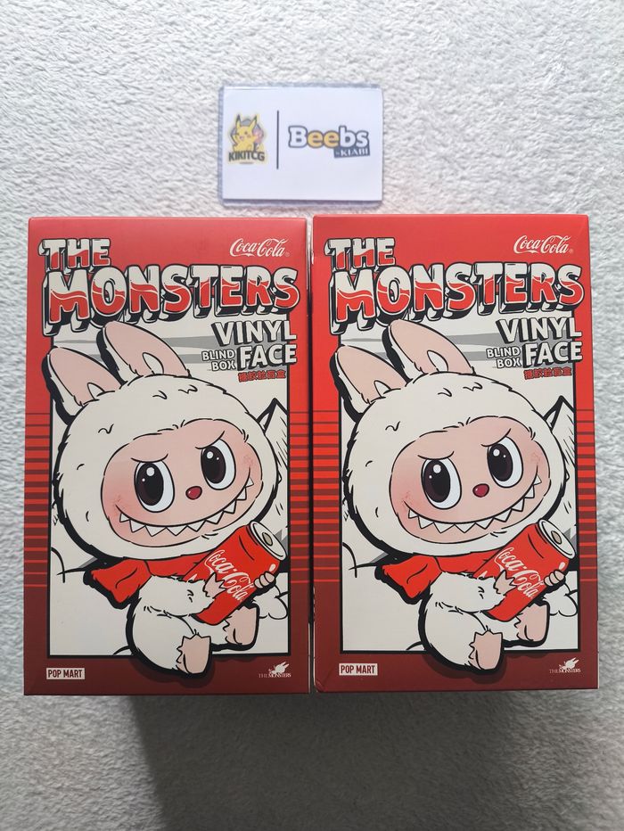 Lot de 2 Pop Mart Labubu The Monsters Coca‑Cola Series – édition vinyle collectible pour passionnés - photo numéro 5