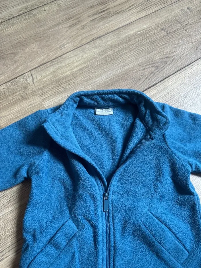 Veste polaire bleue 18 mois garçon - photo numéro 2