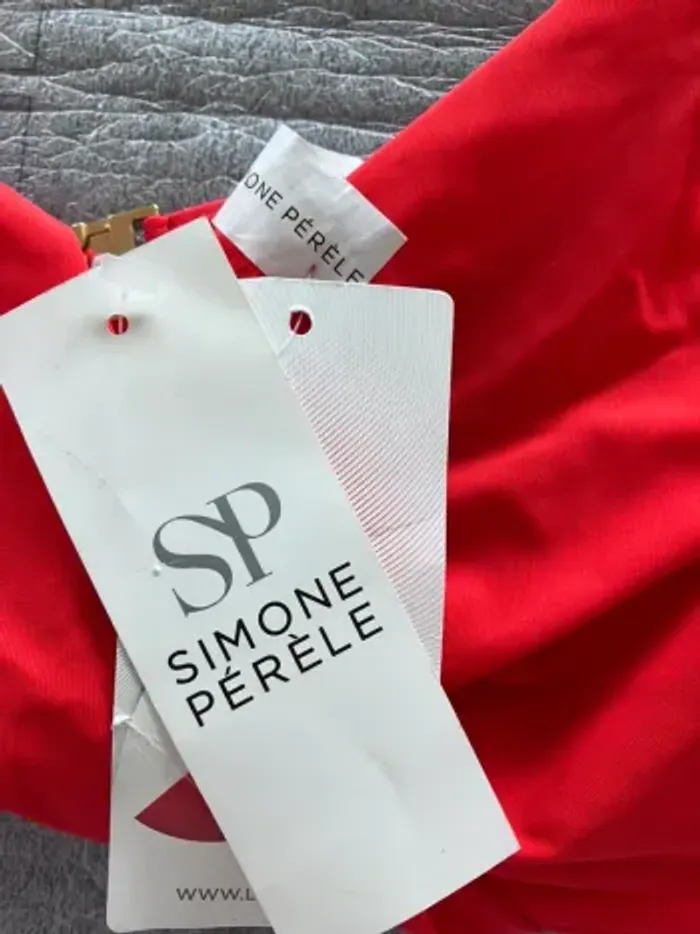 Haut maillot rouge Simone Pérèle neuf - photo numéro 2