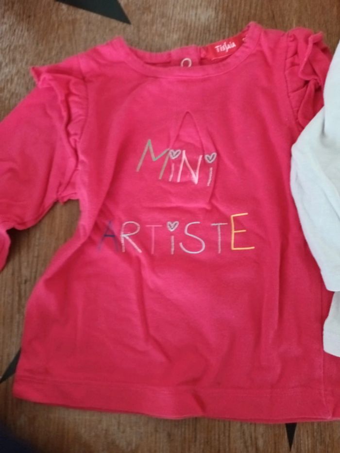 2 tee shirt et 1 legging 12 mois - photo numéro 2