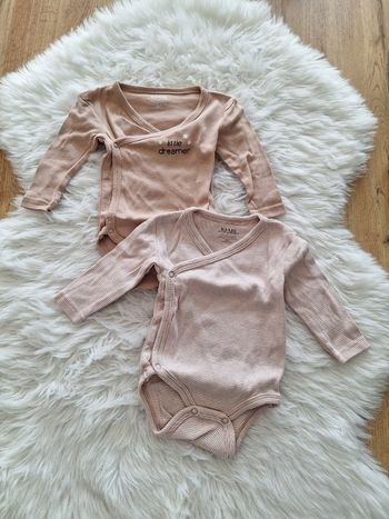 Lot de 2 bodies Kiabi 3 mois 56-62 cm 6 kg