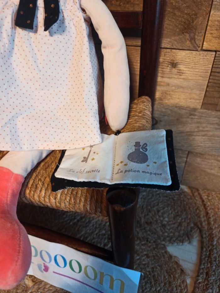 Peluche grande souris activités moulin roty tbe - photo numéro 3