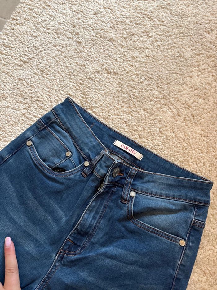 Jean skinny taille haute camaïeu - photo numéro 3