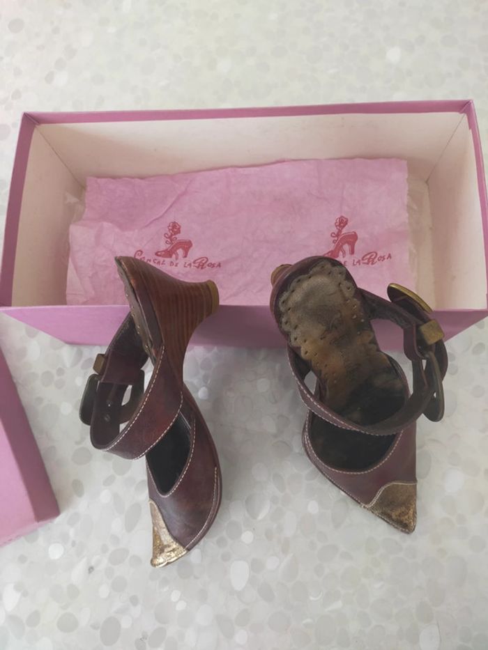 Chaussures à talons Sanche de la Rosa t 36 - photo numéro 13