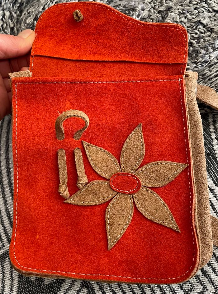 Sac Bandoulière imitation daim Artisanale Guadeloupe - photo numéro 5