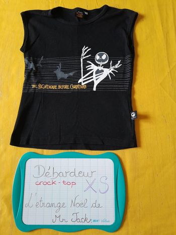 Débardeur crop top L'étrange Noël de Mr Jack > Nightmare before Christmas