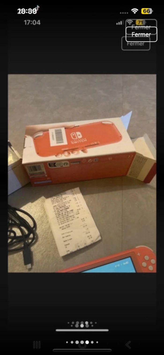 Nintendo switch lite rose - photo numéro 5