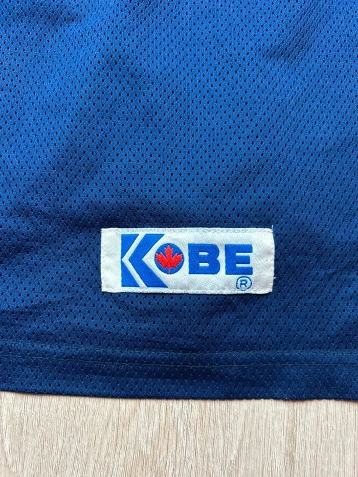 Maillot Hockey Vintage Kobe IGHL The Place To Play Numéro 8 Bleu Marine Y2K - photo numéro 9