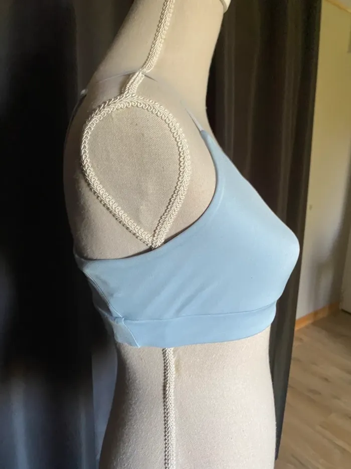 Brassière bleue ciel Coton - photo numéro 6