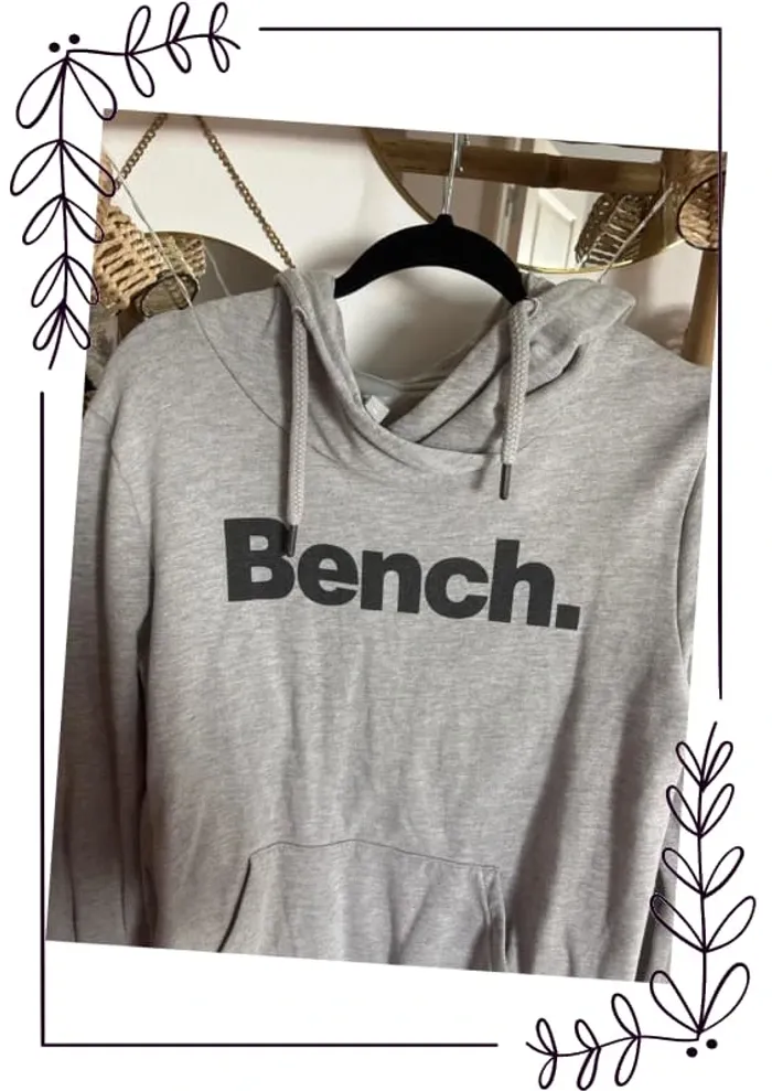 Sweat à capuche gris bench - photo numéro 2